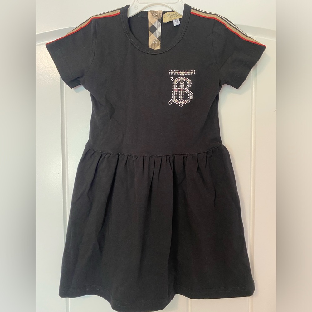 REAL Burberry Kids Dress in black